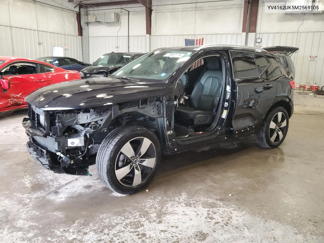 2021 Volvo Xc40 T5 Momentum VIN: YV4162UK5M2569105 Lot: 77892174