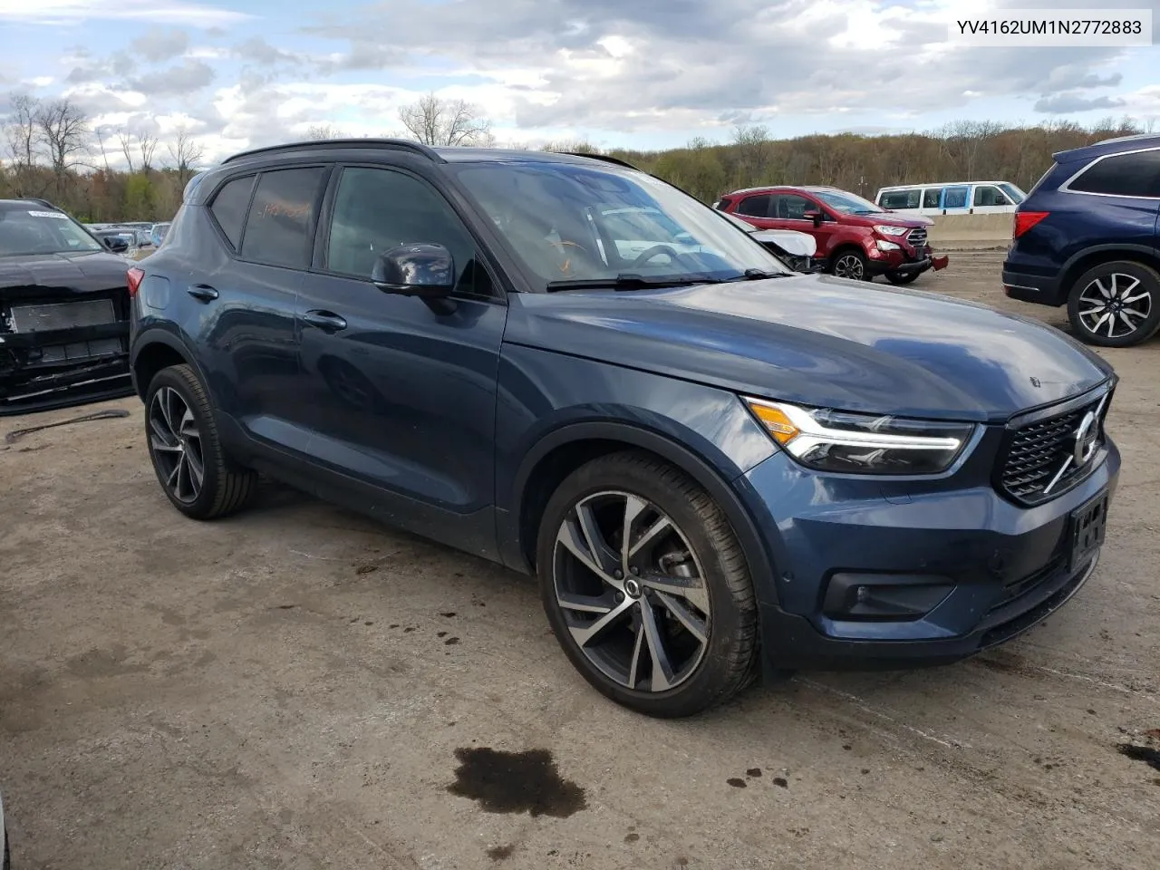 YV4162UM1N2772883 2022 Volvo Xc40 T5 R-Design