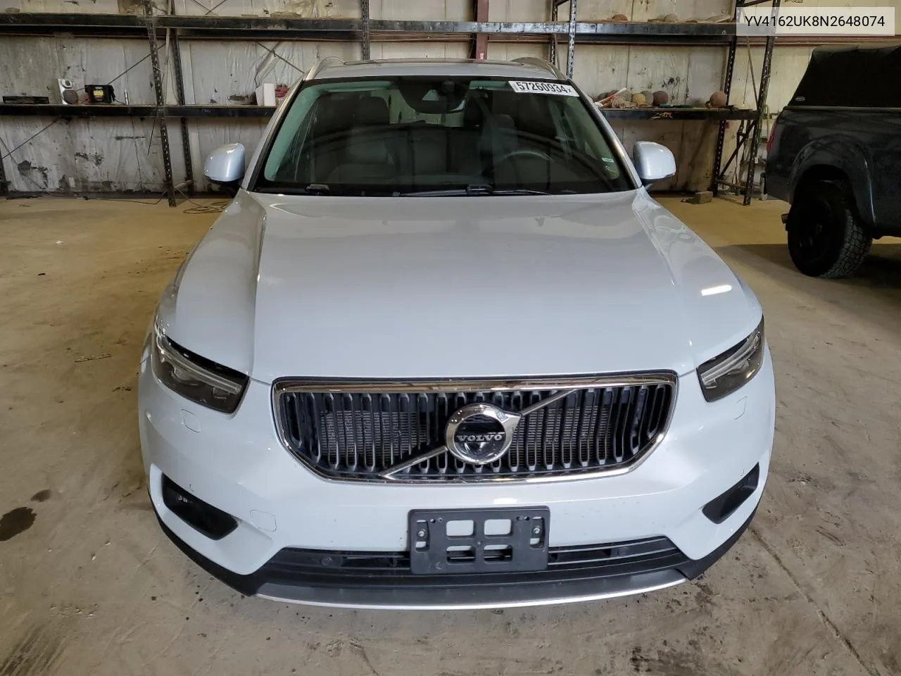 2022 Volvo Xc40 T5 Momentum VIN: YV4162UK8N2648074 Lot: 57260934