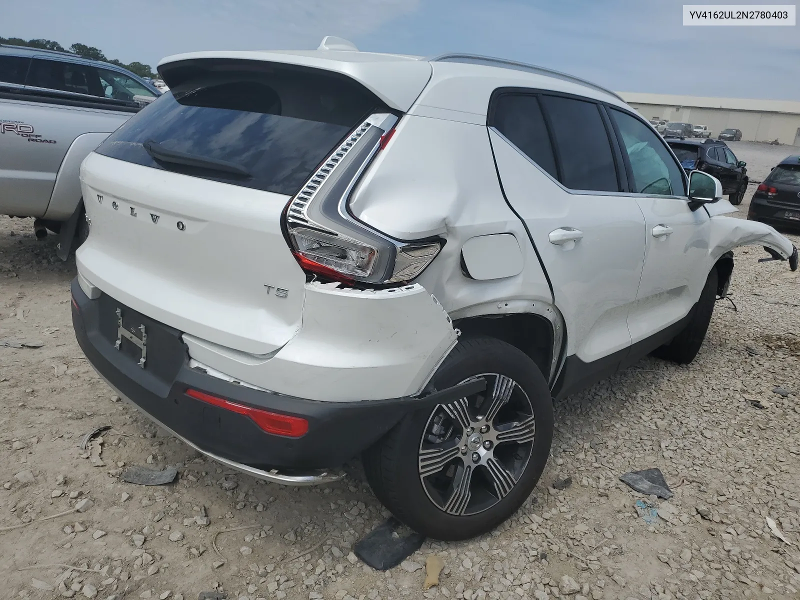 2022 Volvo Xc40 T5 Inscription VIN: YV4162UL2N2780403 Lot: 66783774