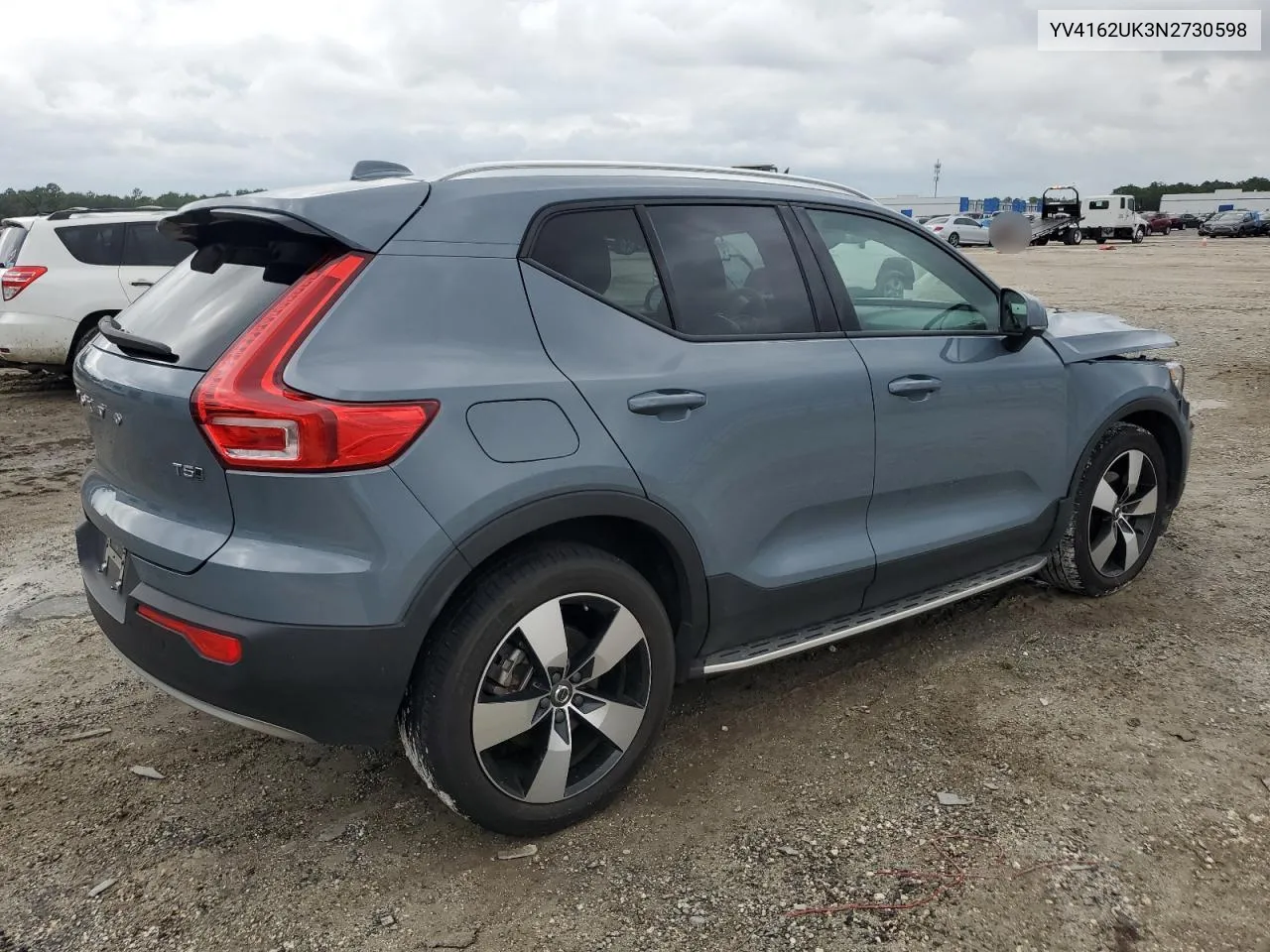 2022 Volvo Xc40 T5 Momentum VIN: YV4162UK3N2730598 Lot: 70094944