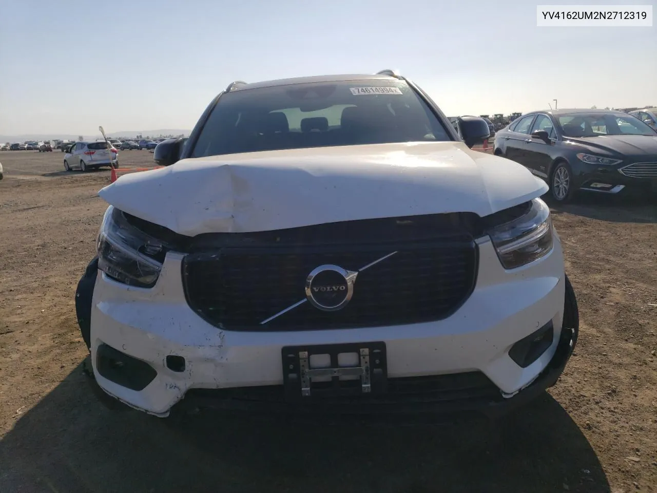 2022 Volvo Xc40 T5 R-Design VIN: YV4162UM2N2712319 Lot: 74614994