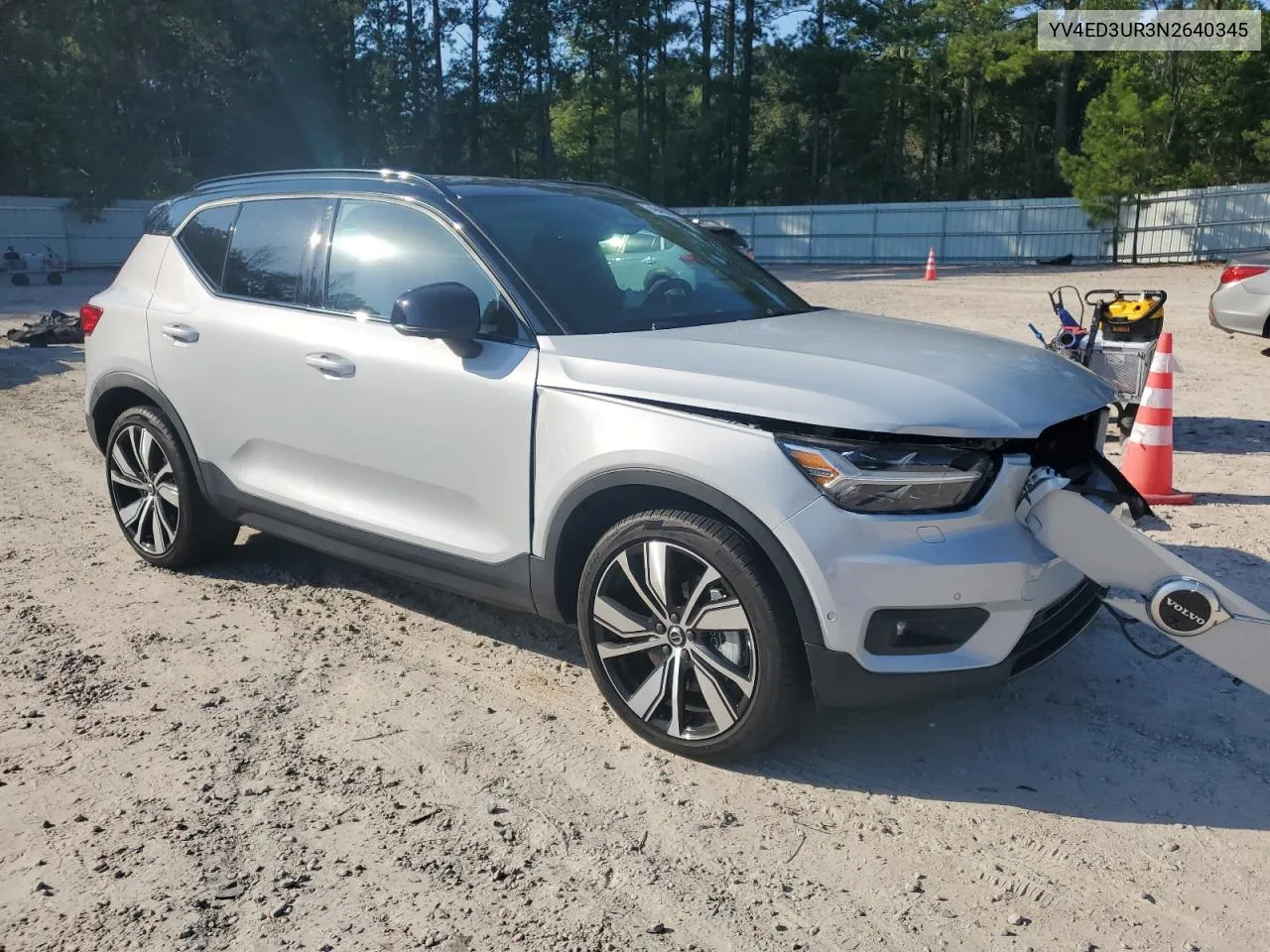 2022 Volvo Xc40 P8 Recharge Plus VIN: YV4ED3UR3N2640345 Lot: 74648914