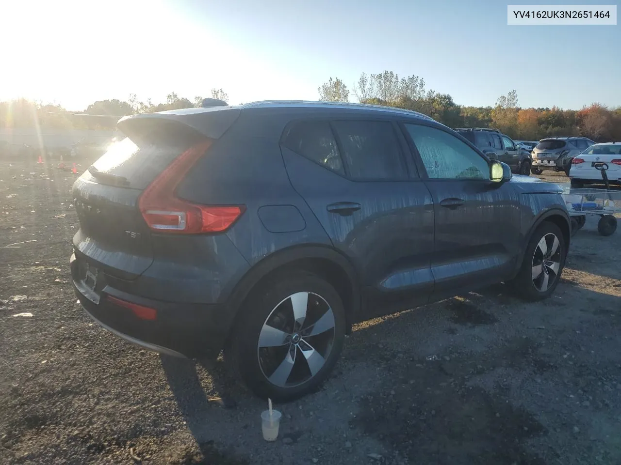 2022 Volvo Xc40 T5 Momentum VIN: YV4162UK3N2651464 Lot: 76615224