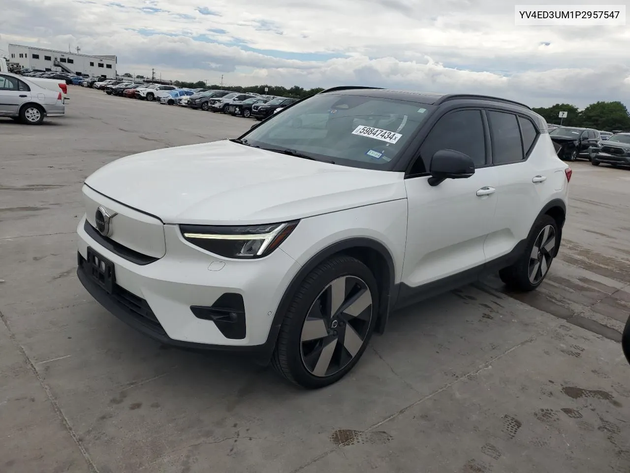 2023 Volvo Xc40 Recharge Ultimate VIN: YV4ED3UM1P2957547 Lot: 59847434