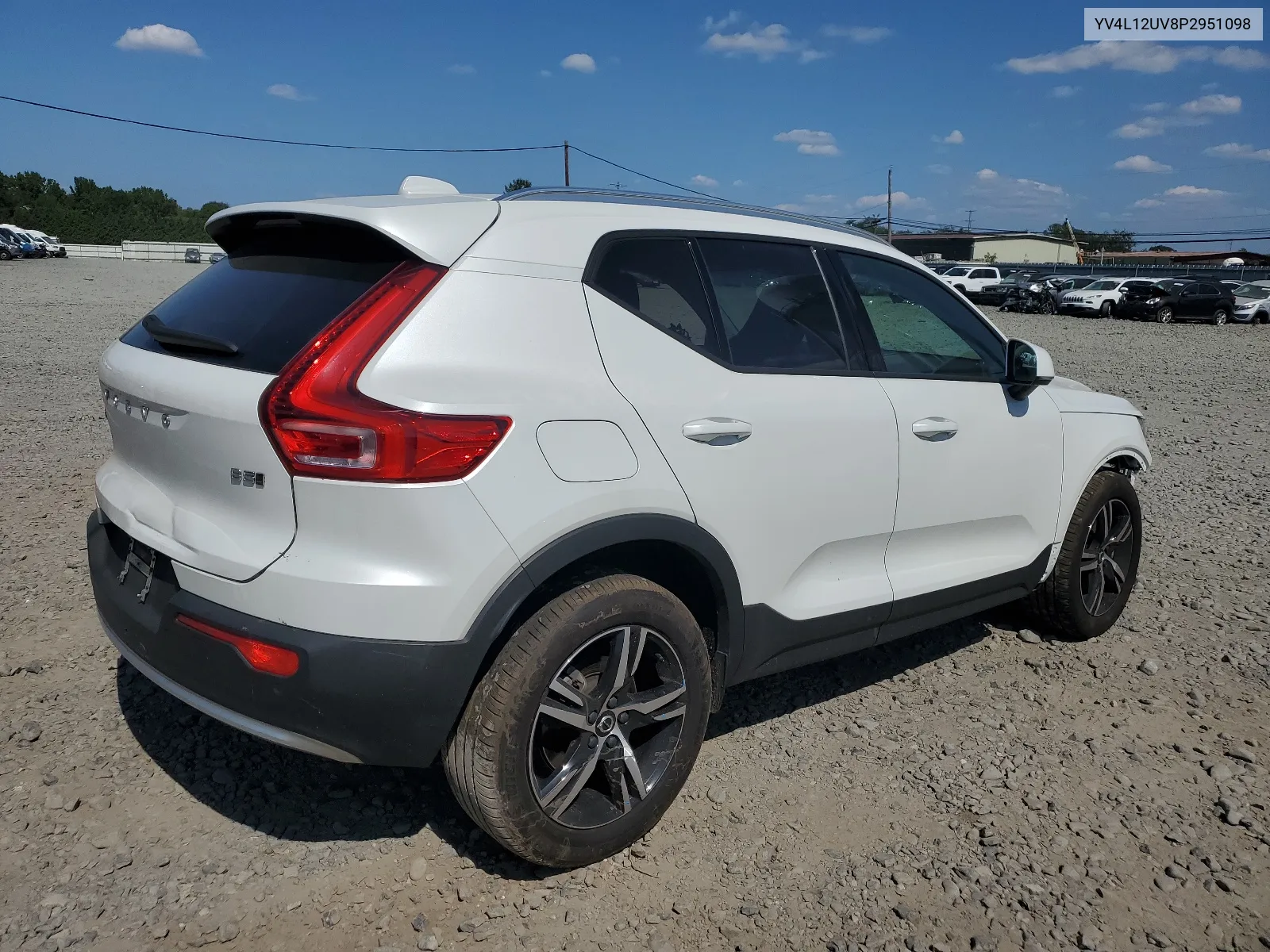 2023 Volvo Xc40 Core VIN: YV4L12UV8P2951098 Lot: 68087564