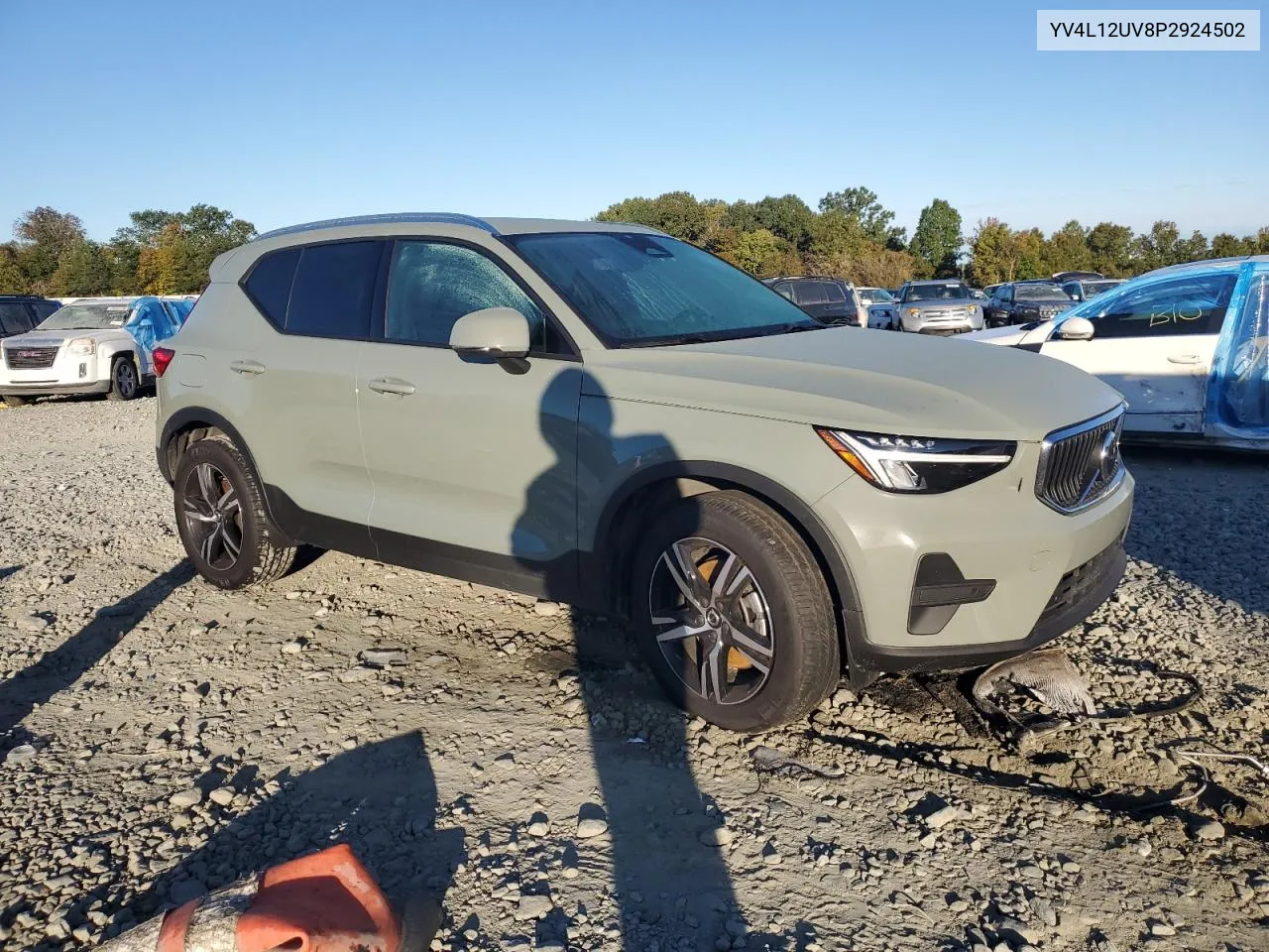 2023 Volvo Xc40 Core VIN: YV4L12UV8P2924502 Lot: 75094794