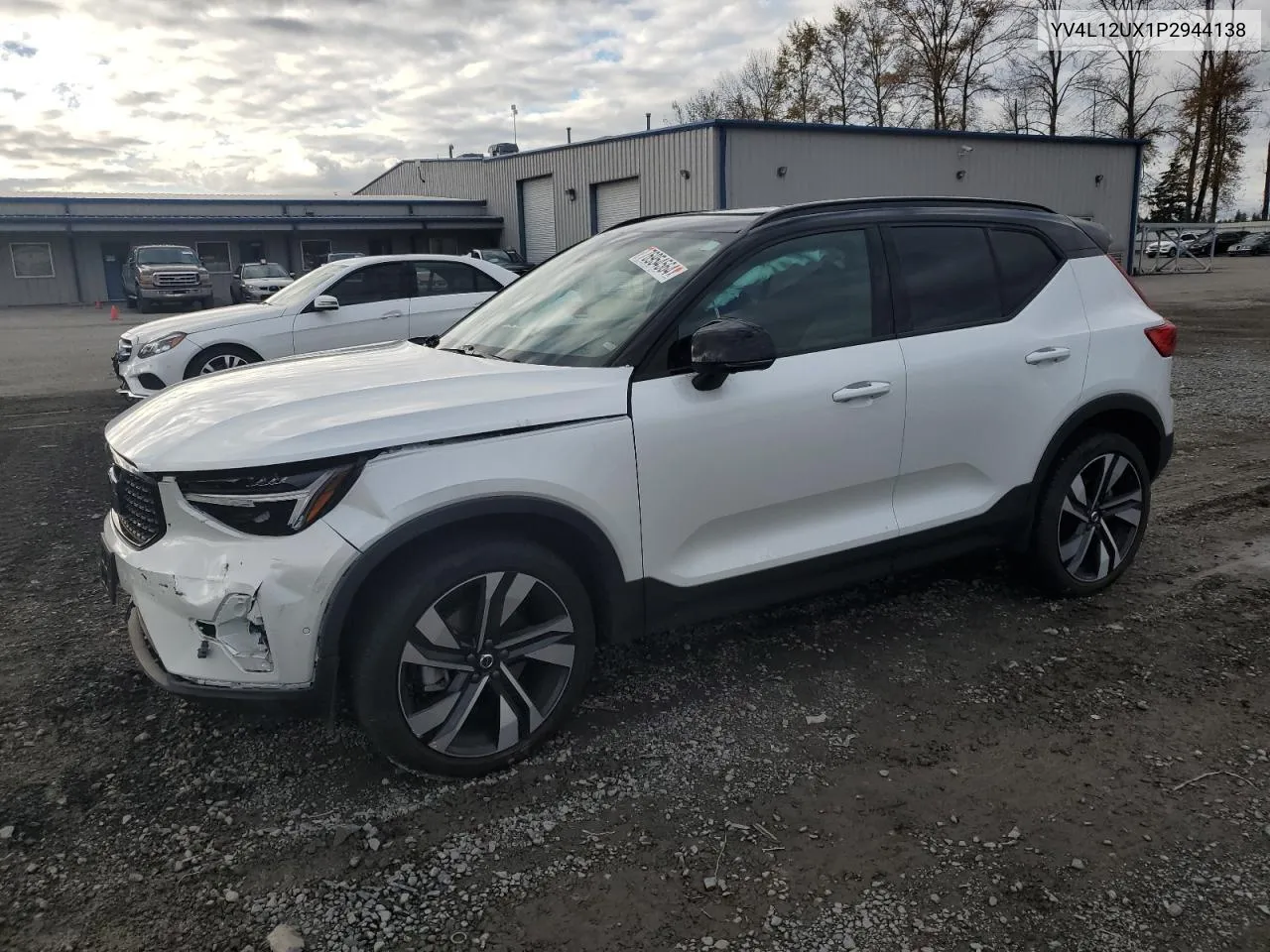 2023 Volvo Xc40 Ultimate VIN: YV4L12UX1P2944138 Lot: 76954564