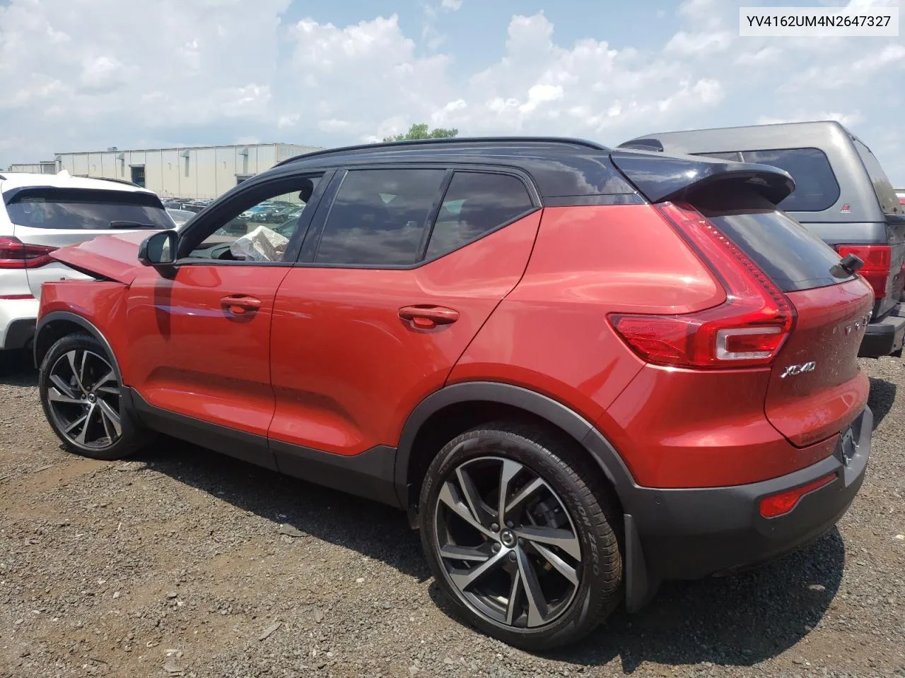 YV4162UM4N2647327 2022 Volvo Xc40 T5 R-Design