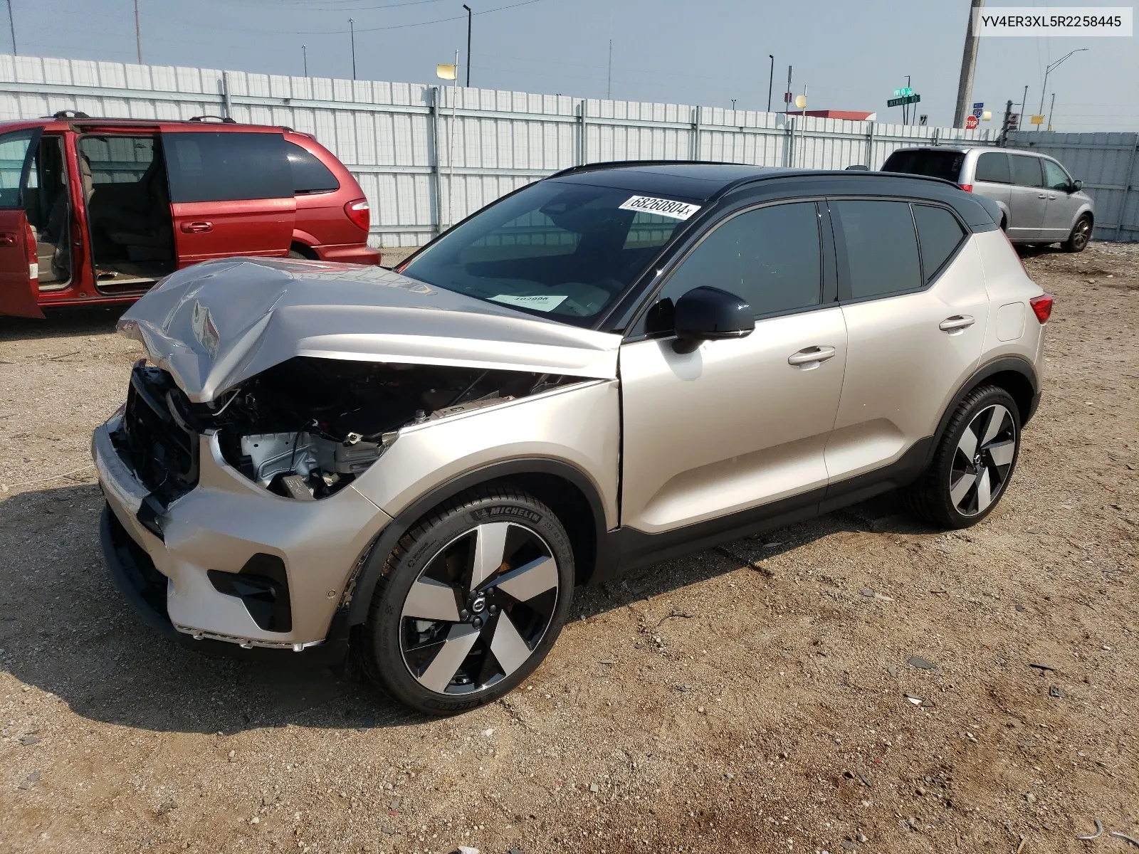 2024 Volvo Xc40 Recharge Plus VIN: YV4ER3XL5R2258445 Lot: 68260804