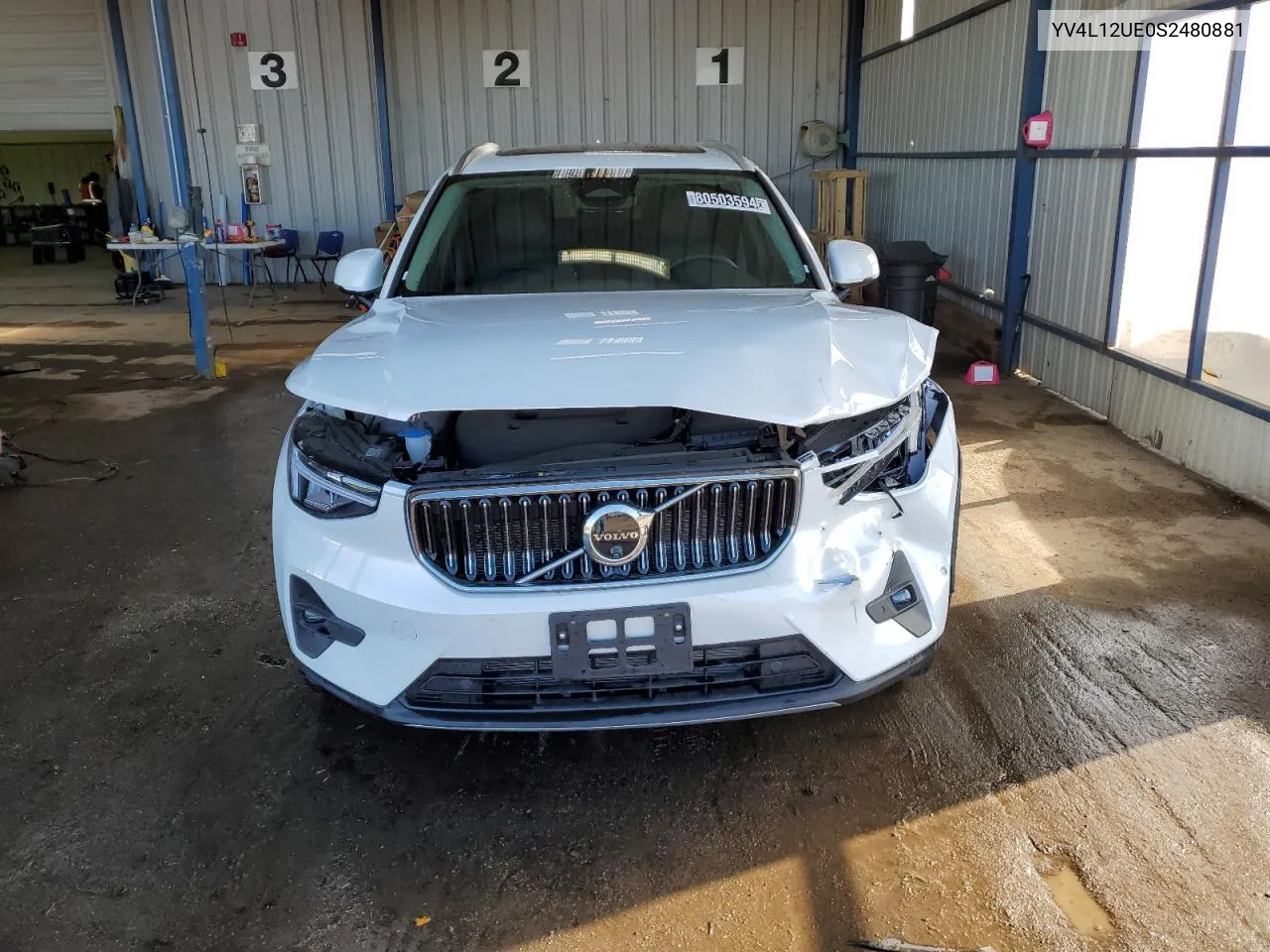 2025 Volvo Xc40 Plus VIN: YV4L12UE0S2480881 Lot: 80503594