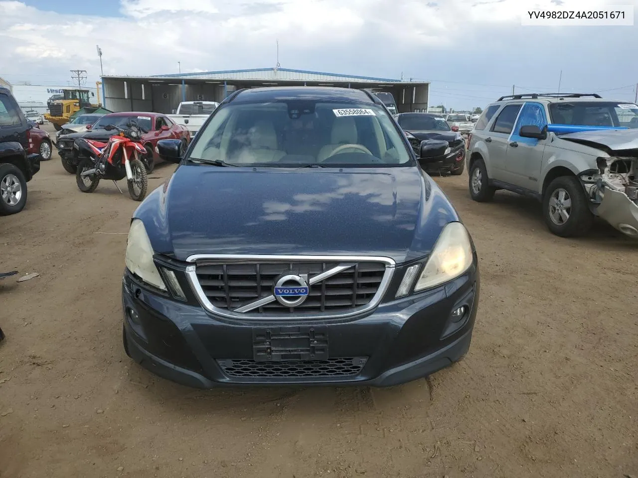 2010 Volvo Xc60 3.2 VIN: YV4982DZ4A2051671 Lot: 63558064