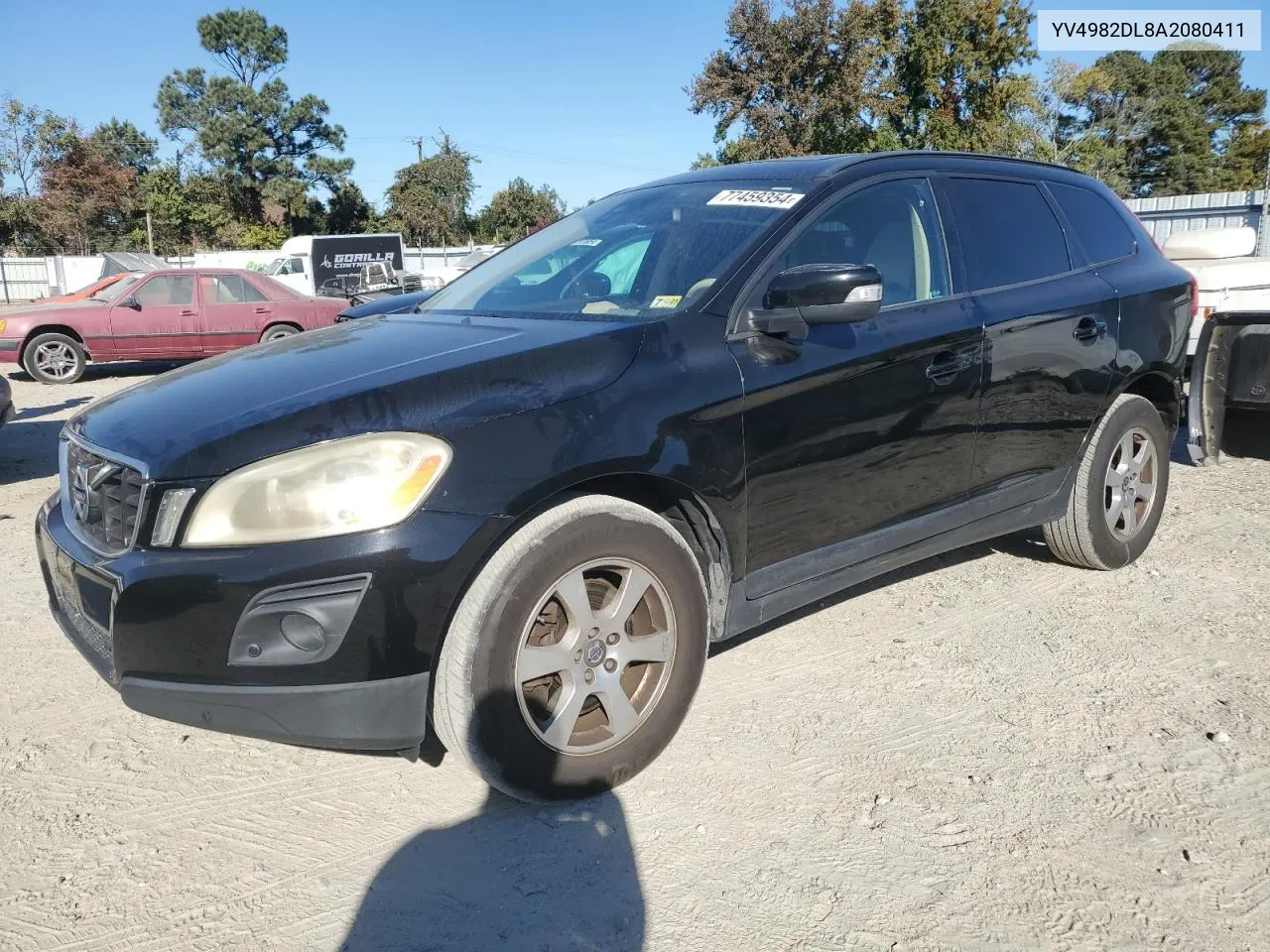 2010 Volvo Xc60 3.2 VIN: YV4982DL8A2080411 Lot: 77459354