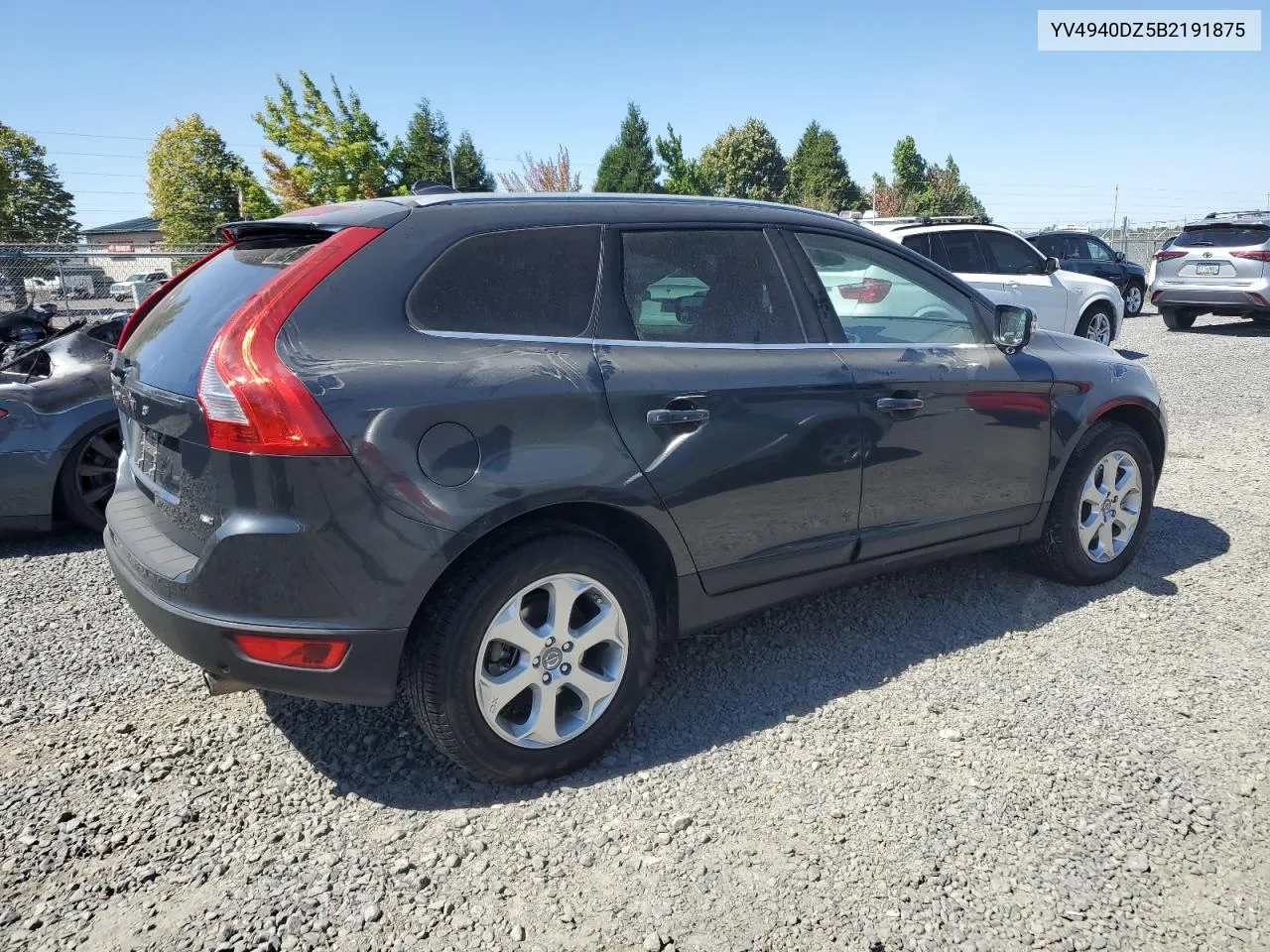 2011 Volvo Xc60 3.2 VIN: YV4940DZ5B2191875 Lot: 69684954