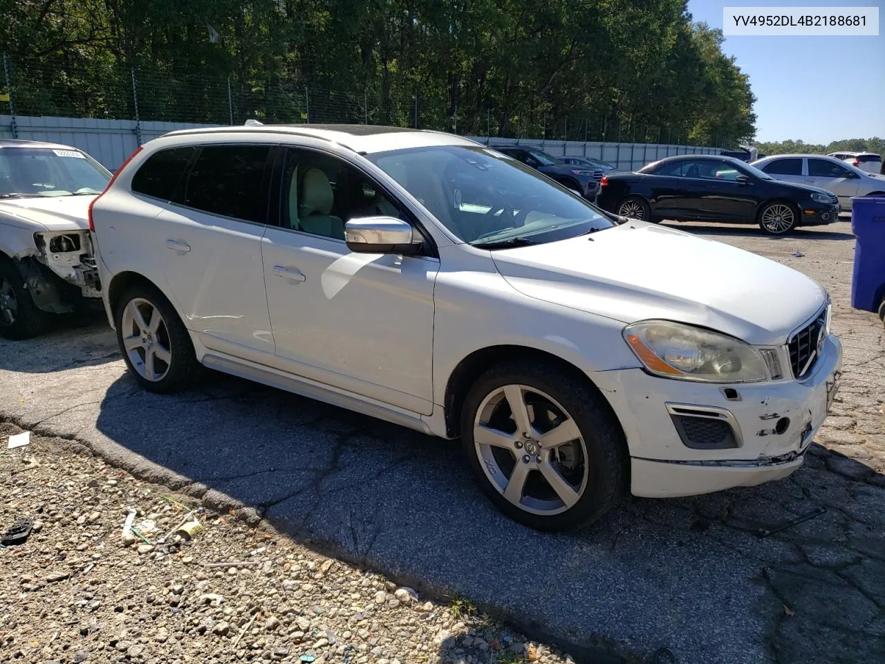 2011 Volvo Xc60 3.2 VIN: YV4952DL4B2188681 Lot: 70235314