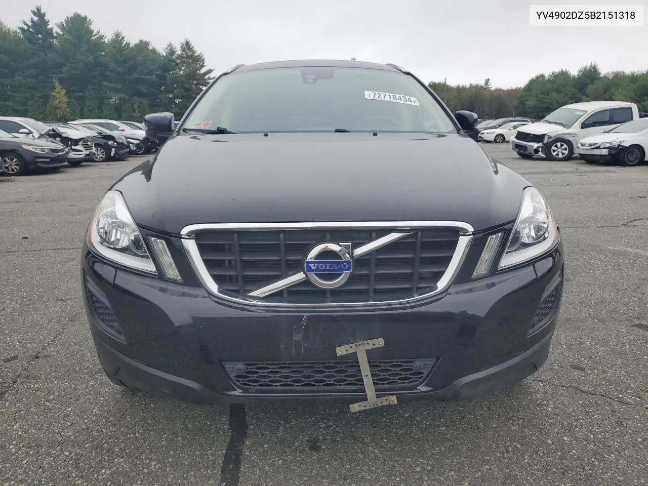 2011 Volvo Xc60 T6 VIN: YV4902DZ5B2151318 Lot: 72718434