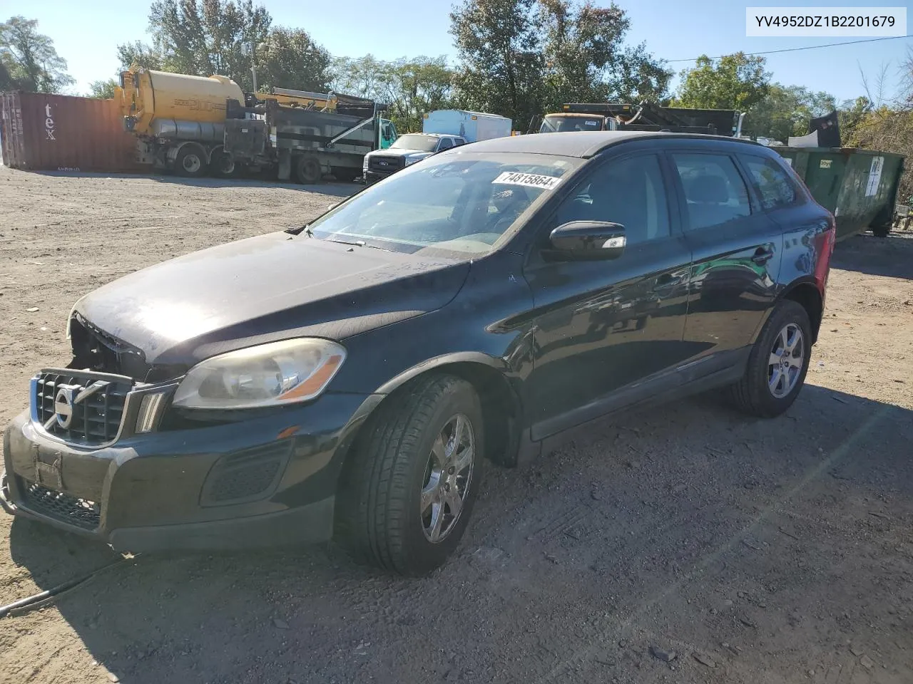 2011 Volvo Xc60 3.2 VIN: YV4952DZ1B2201679 Lot: 74815864