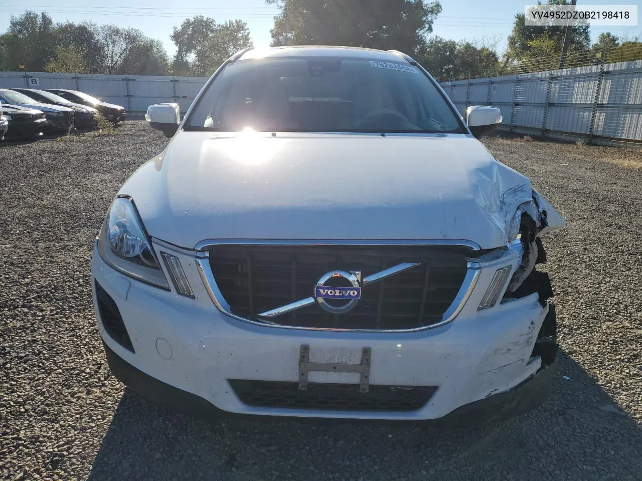 2011 Volvo Xc60 3.2 VIN: YV4952DZ0B2198418 Lot: 76264844