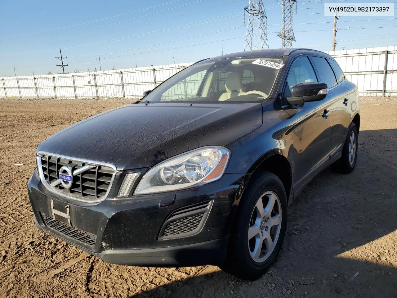 2011 Volvo Xc60 3.2 VIN: YV4952DL9B2173397 Lot: 76721454