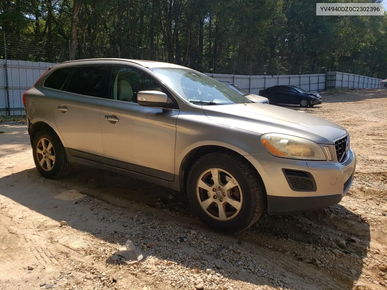 2012 Volvo Xc60 3.2 VIN: YV4940DZ0C2302396 Lot: 70578884