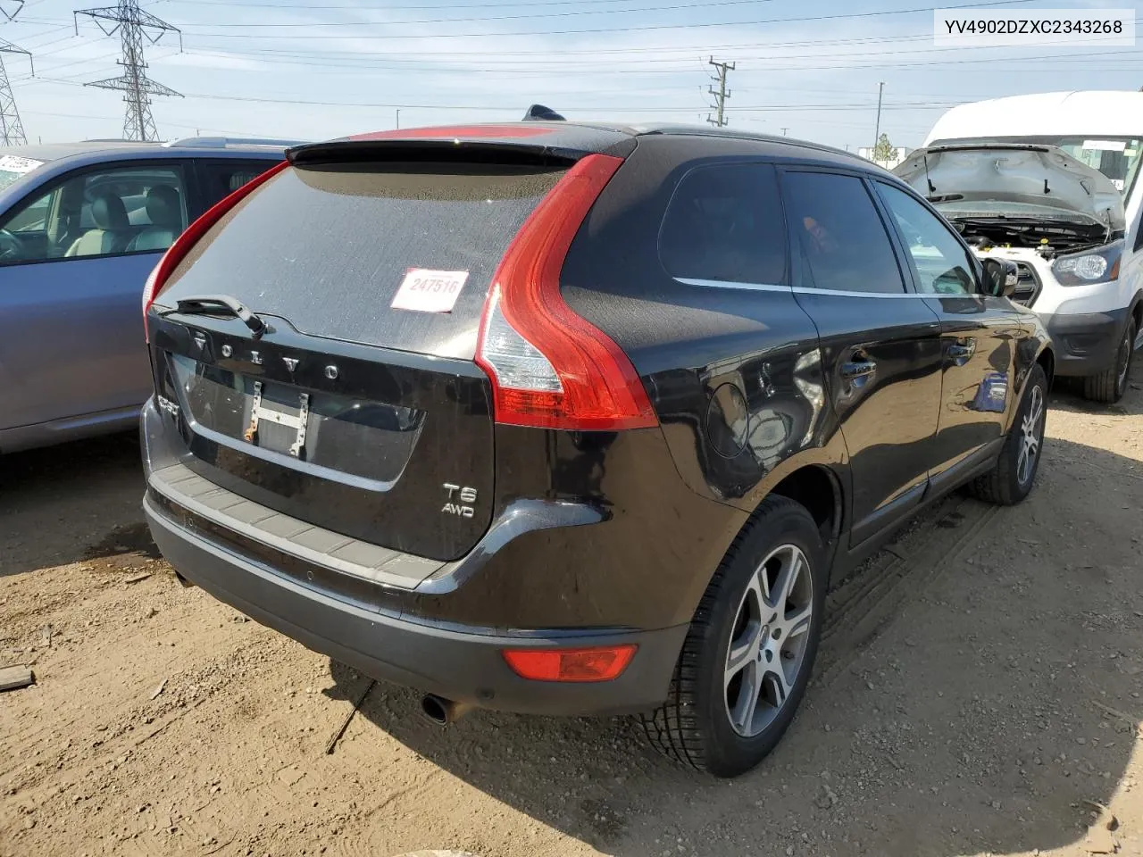 2012 Volvo Xc60 T6 VIN: YV4902DZXC2343268 Lot: 71893034