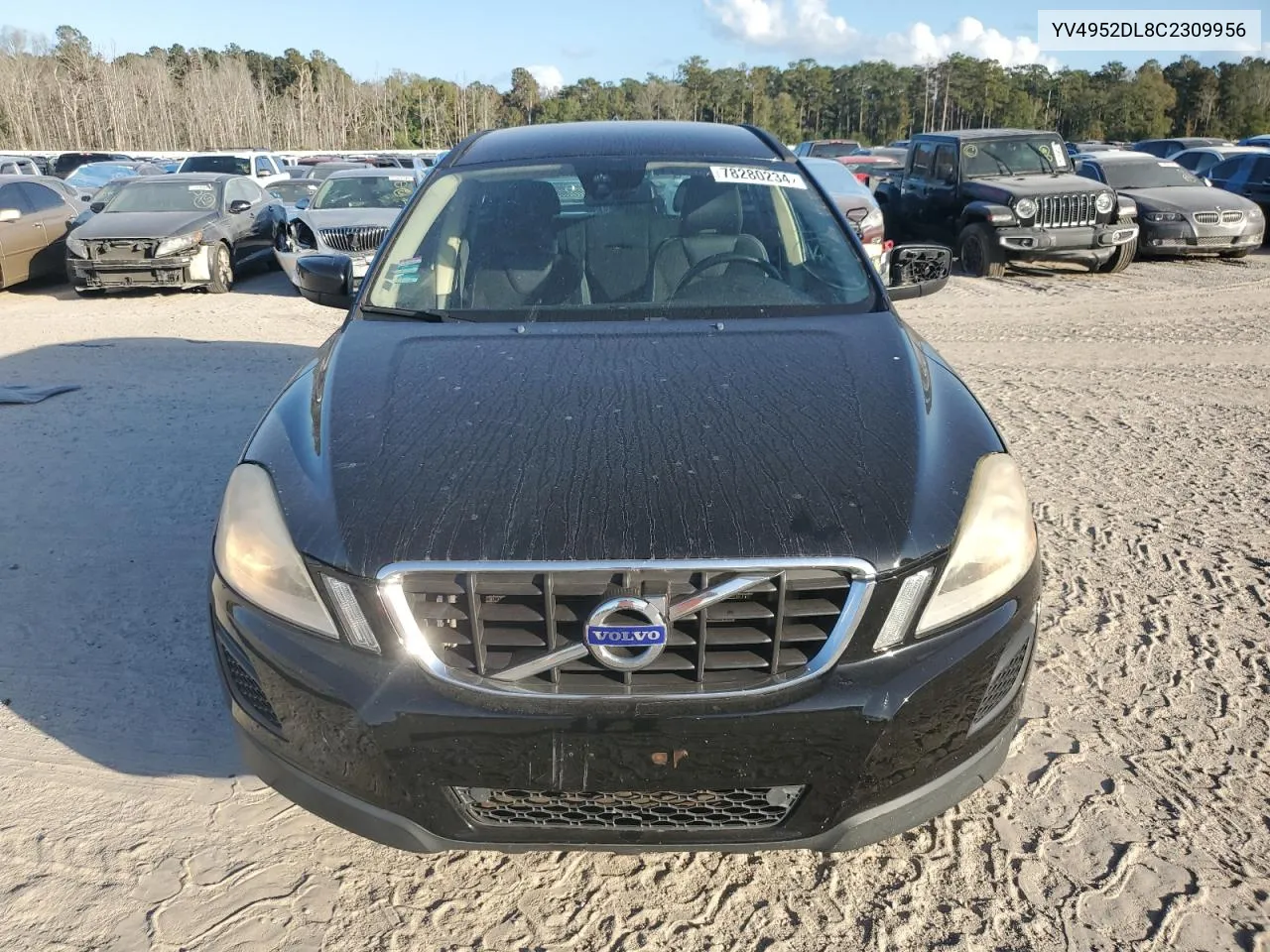 2012 Volvo Xc60 3.2 VIN: YV4952DL8C2309956 Lot: 78280234