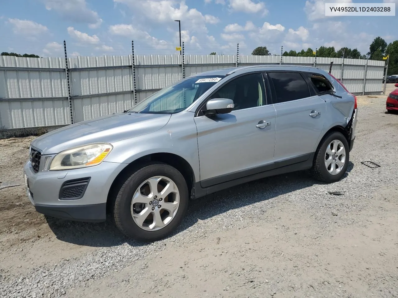 2013 Volvo Xc60 3.2 VIN: YV4952DL1D2403288 Lot: 69477264