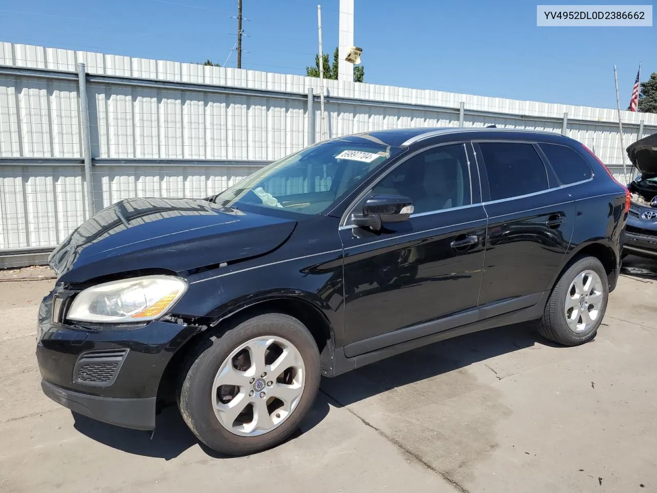 2013 Volvo Xc60 3.2 VIN: YV4952DL0D2386662 Lot: 69897704