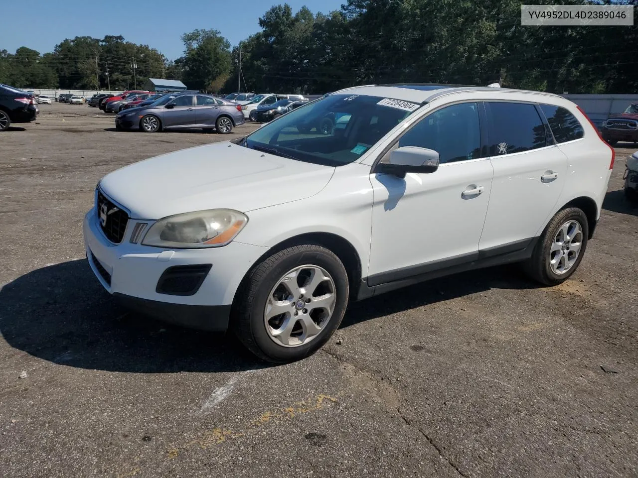 2013 Volvo Xc60 3.2 VIN: YV4952DL4D2389046 Lot: 72284904