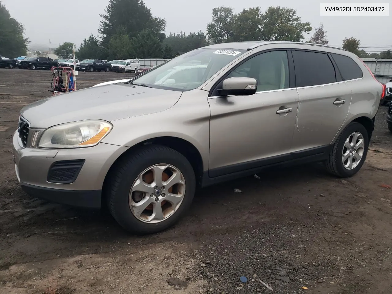 2013 Volvo Xc60 3.2 VIN: YV4952DL5D2403472 Lot: 73373224