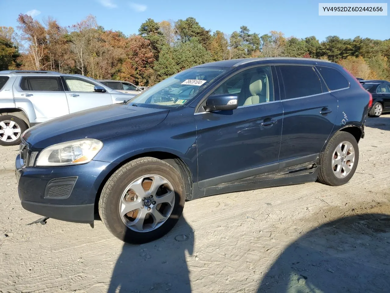 2013 Volvo Xc60 3.2 VIN: YV4952DZ6D2442656 Lot: 78628104