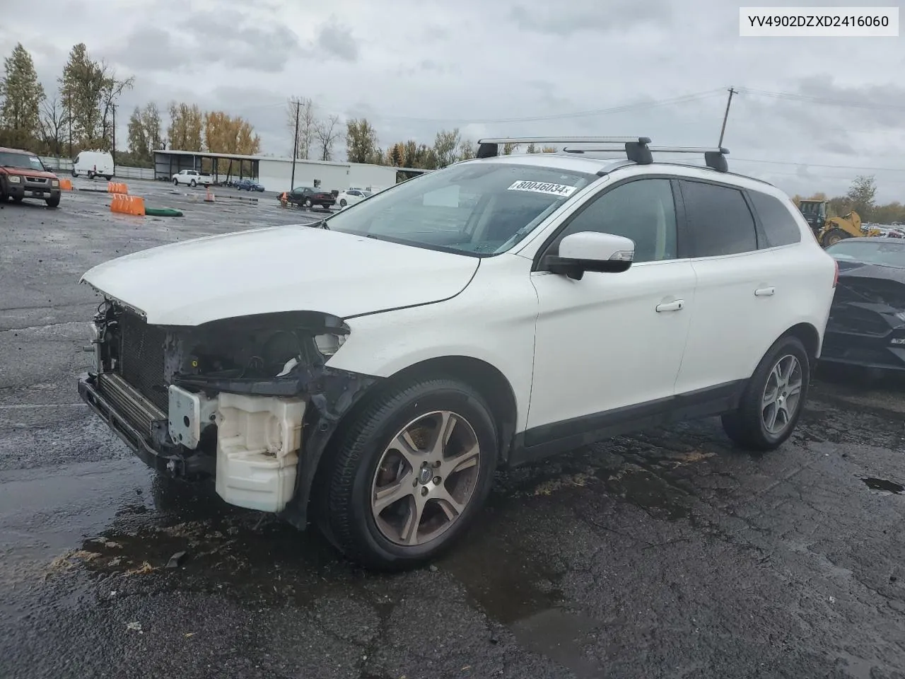 2013 Volvo Xc60 T6 VIN: YV4902DZXD2416060 Lot: 80046034