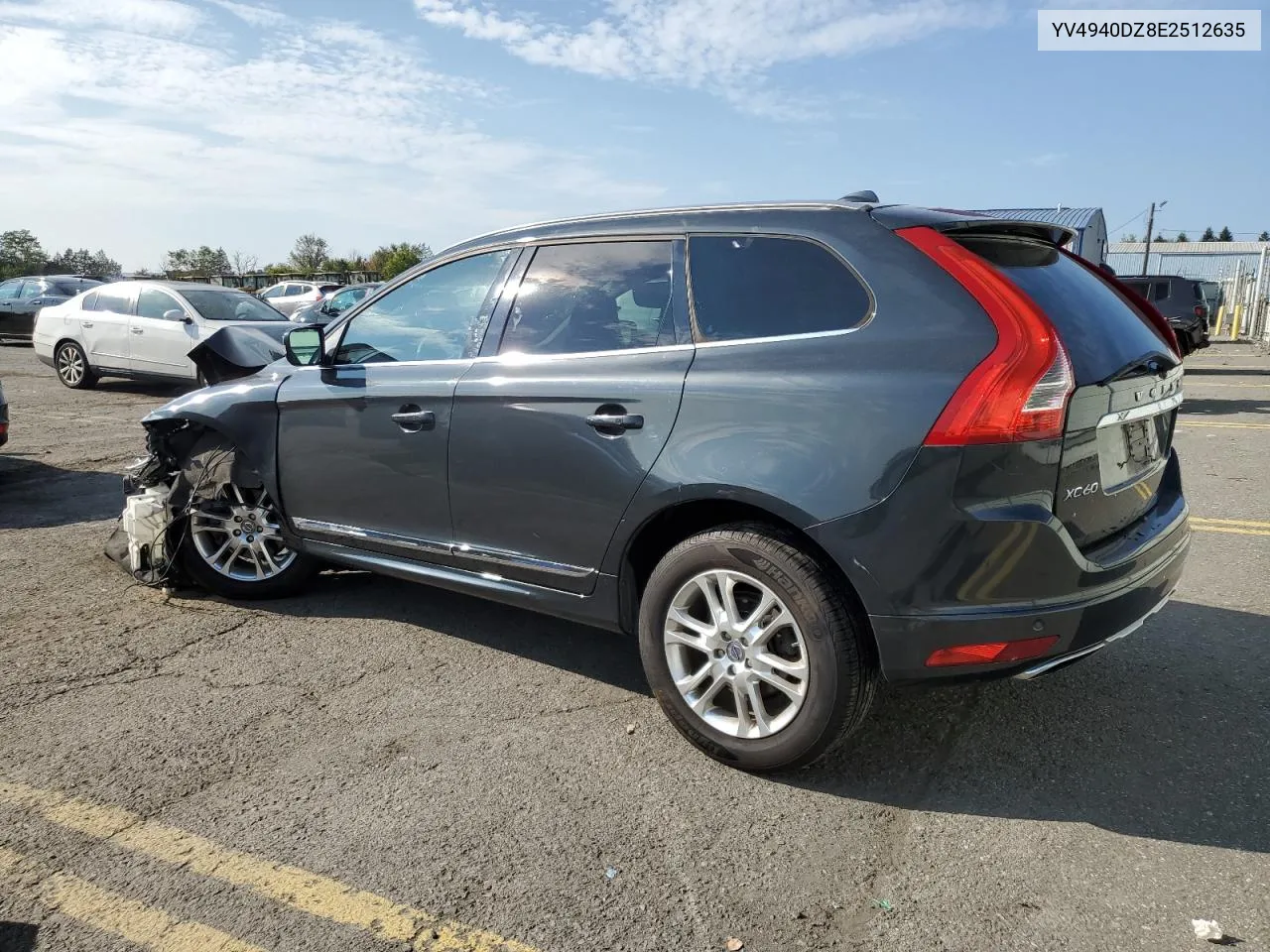 2014 Volvo Xc60 3.2 VIN: YV4940DZ8E2512635 Lot: 72254184