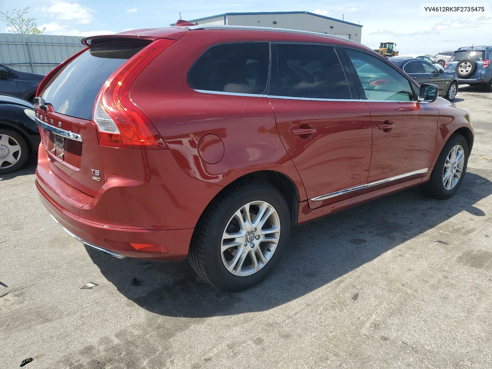 2015 Volvo Xc60 T5 Premier VIN: YV4612RK3F2735475 Lot: 54798004