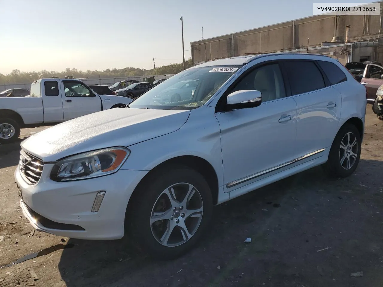 2015 Volvo Xc60 T6 Premier VIN: YV4902RK0F2713658 Lot: 70748024