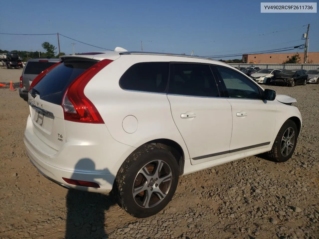 YV4902RC9F2611736 2015 Volvo Xc60 T6 Premier+