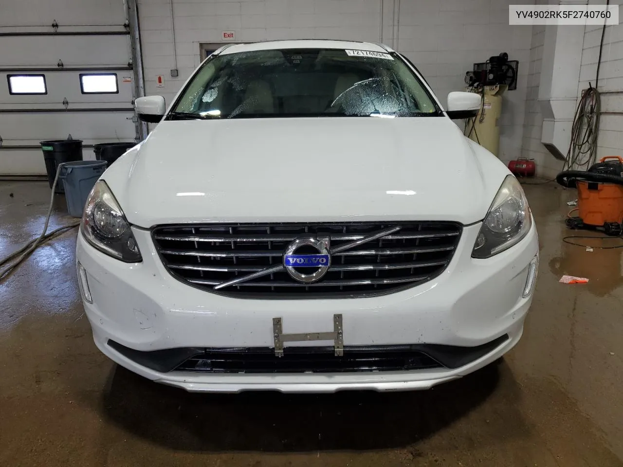 2015 Volvo Xc60 T6 Premier VIN: YV4902RK5F2740760 Lot: 72174694