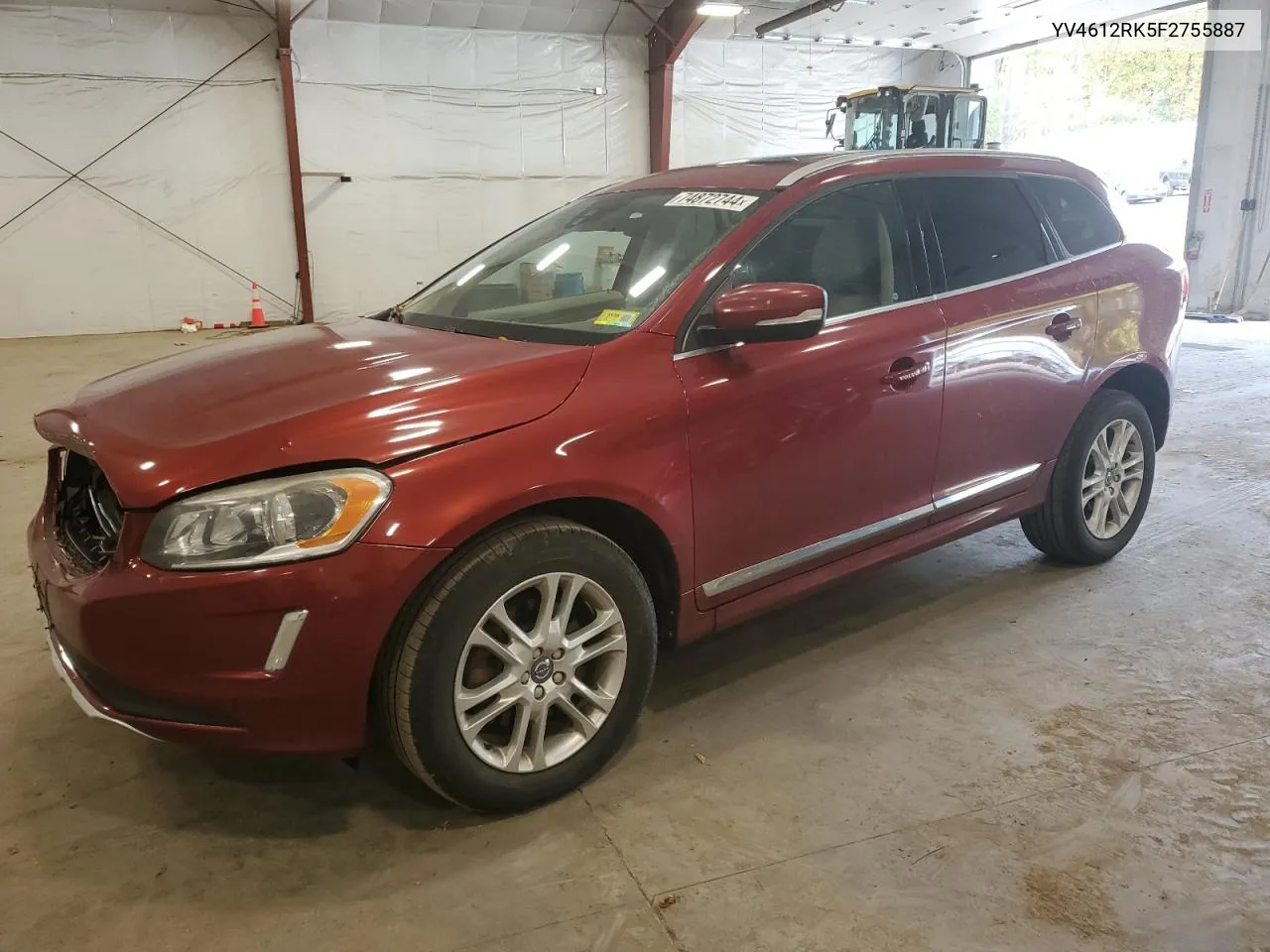 2015 Volvo Xc60 T5 Premier VIN: YV4612RK5F2755887 Lot: 74872744