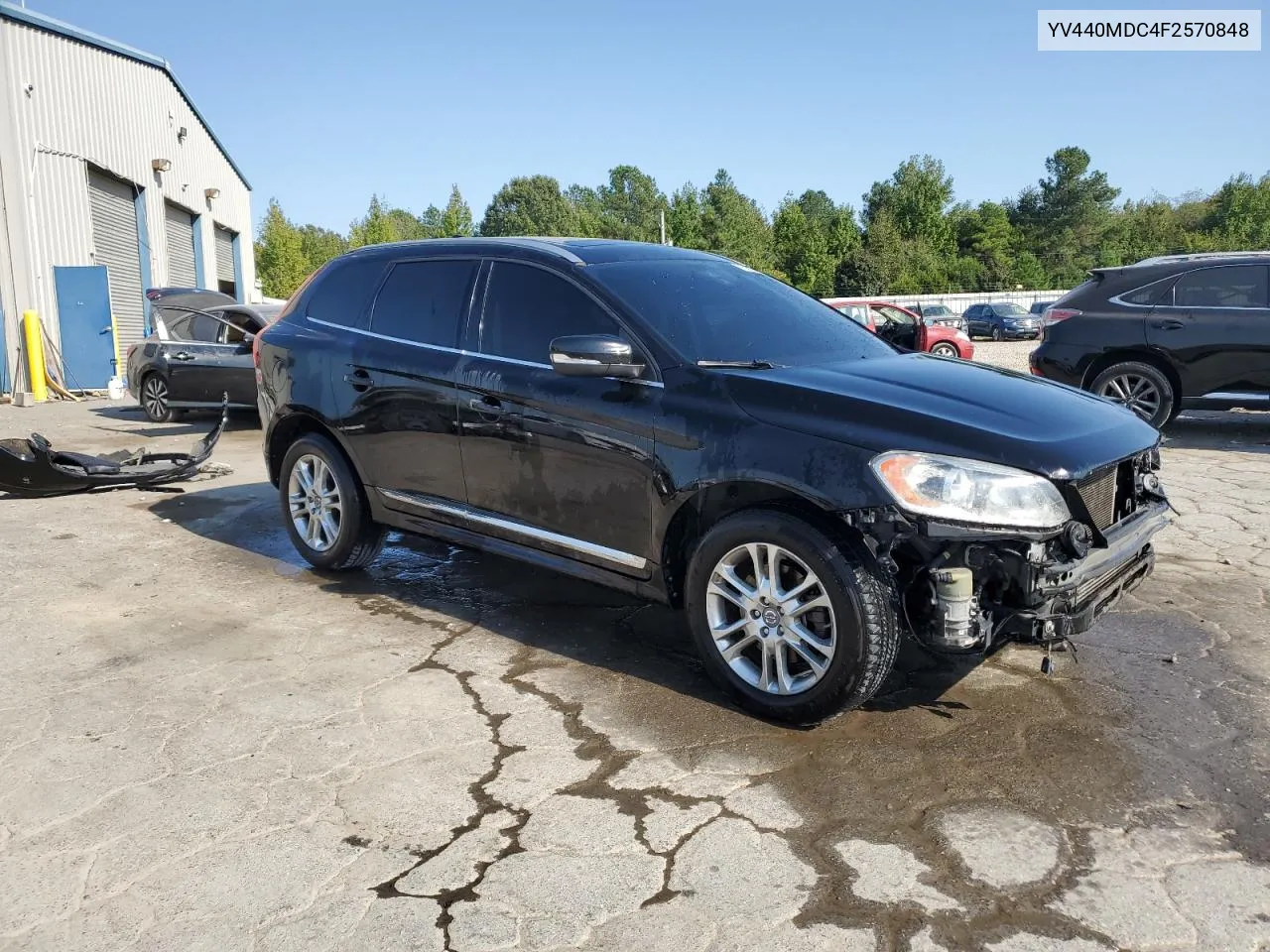 2015 Volvo Xc60 T5 Premier+ VIN: YV440MDC4F2570848 Lot: 75223344