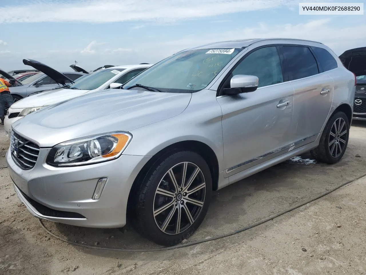 2015 Volvo Xc60 T5 Premier VIN: YV440MDK0F2688290 Lot: 75275594