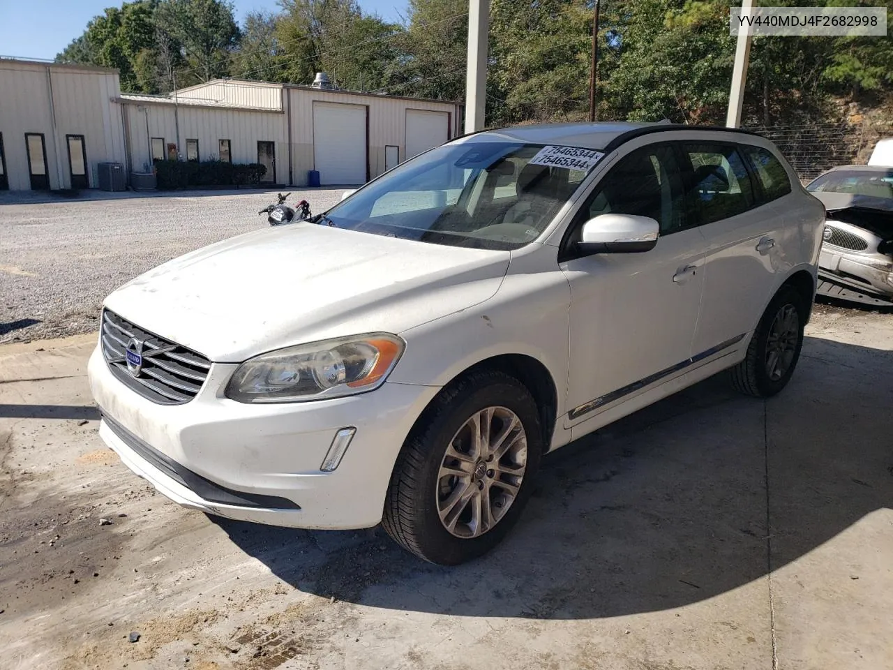 2015 Volvo Xc60 T5 VIN: YV440MDJ4F2682998 Lot: 75465344