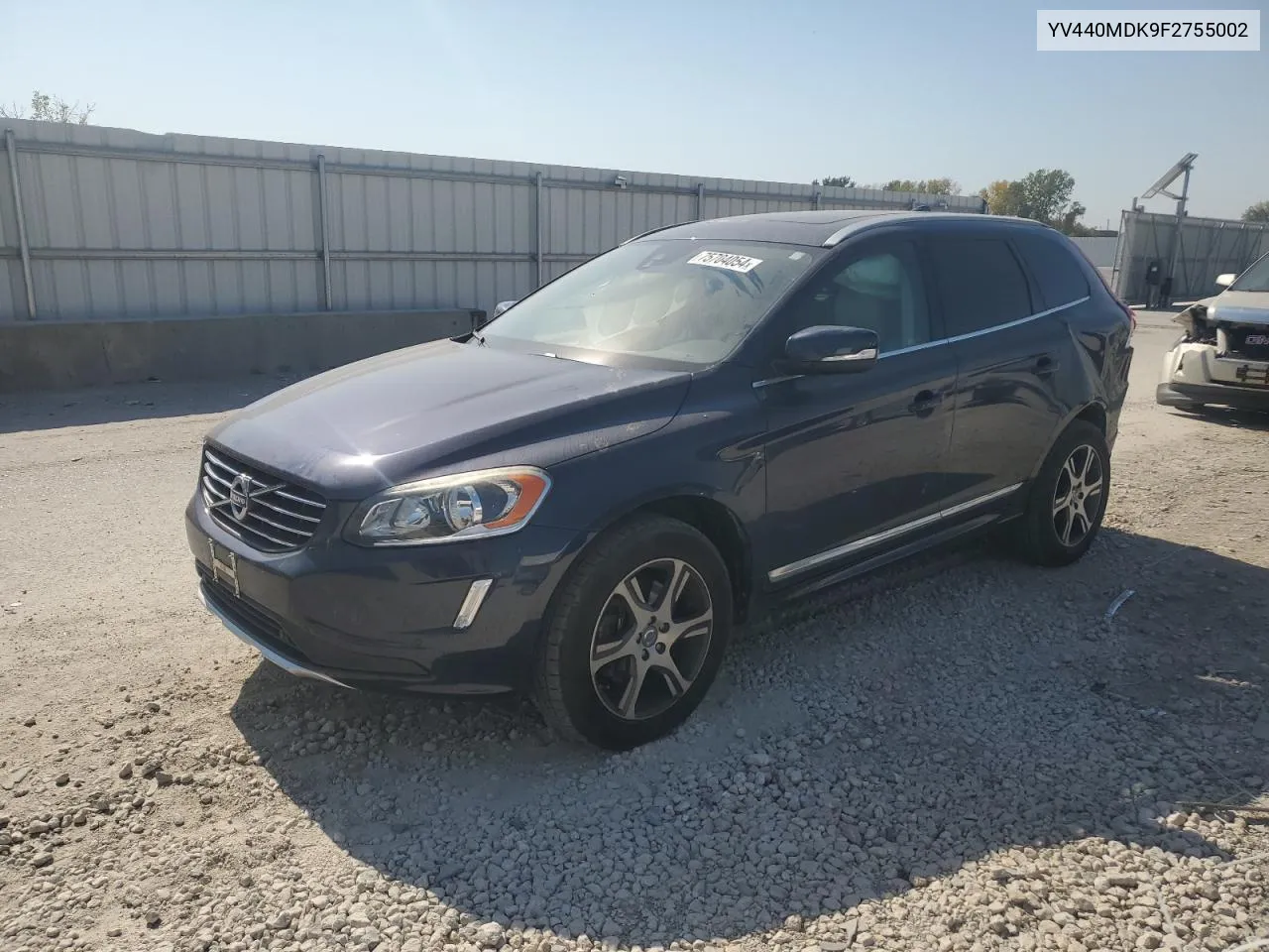 2015 Volvo Xc60 T5 Premier VIN: YV440MDK9F2755002 Lot: 75704054