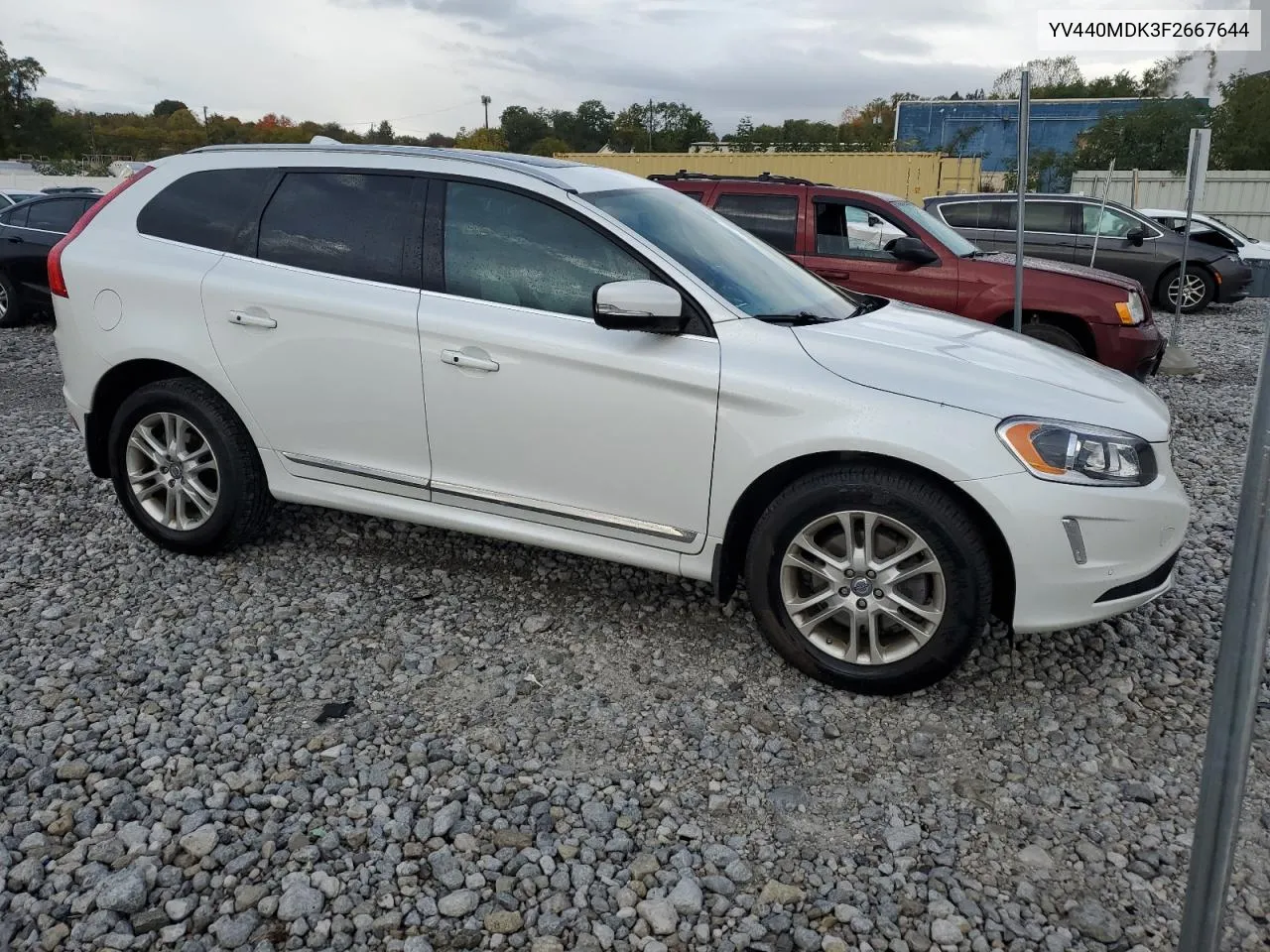 YV440MDK3F2667644 2015 Volvo Xc60 T5 Premier