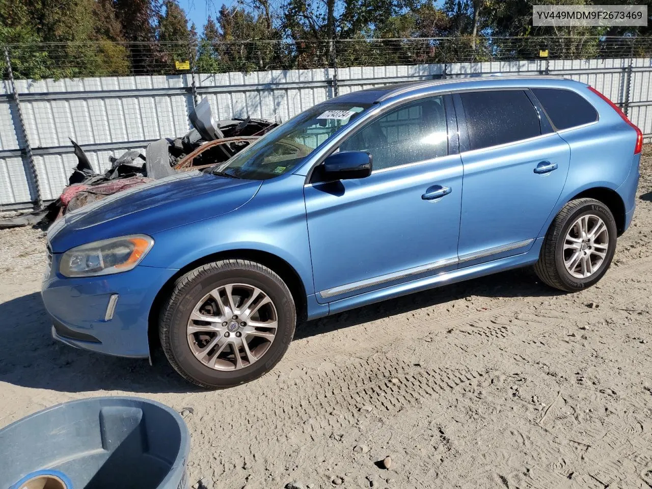 2015 Volvo Xc60 T6 Platinum VIN: YV449MDM9F2673469 Lot: 77243734