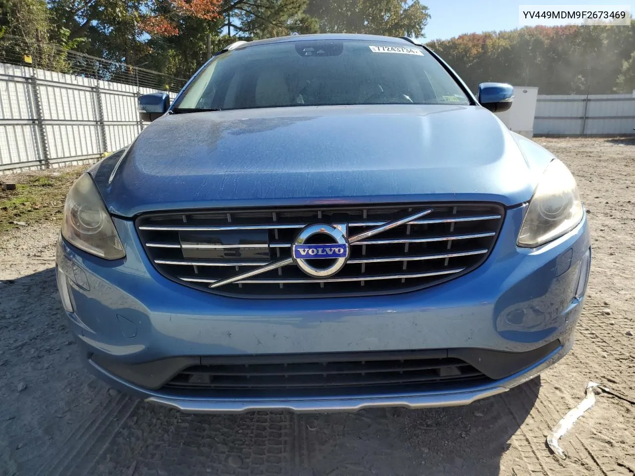 2015 Volvo Xc60 T6 Platinum VIN: YV449MDM9F2673469 Lot: 77243734