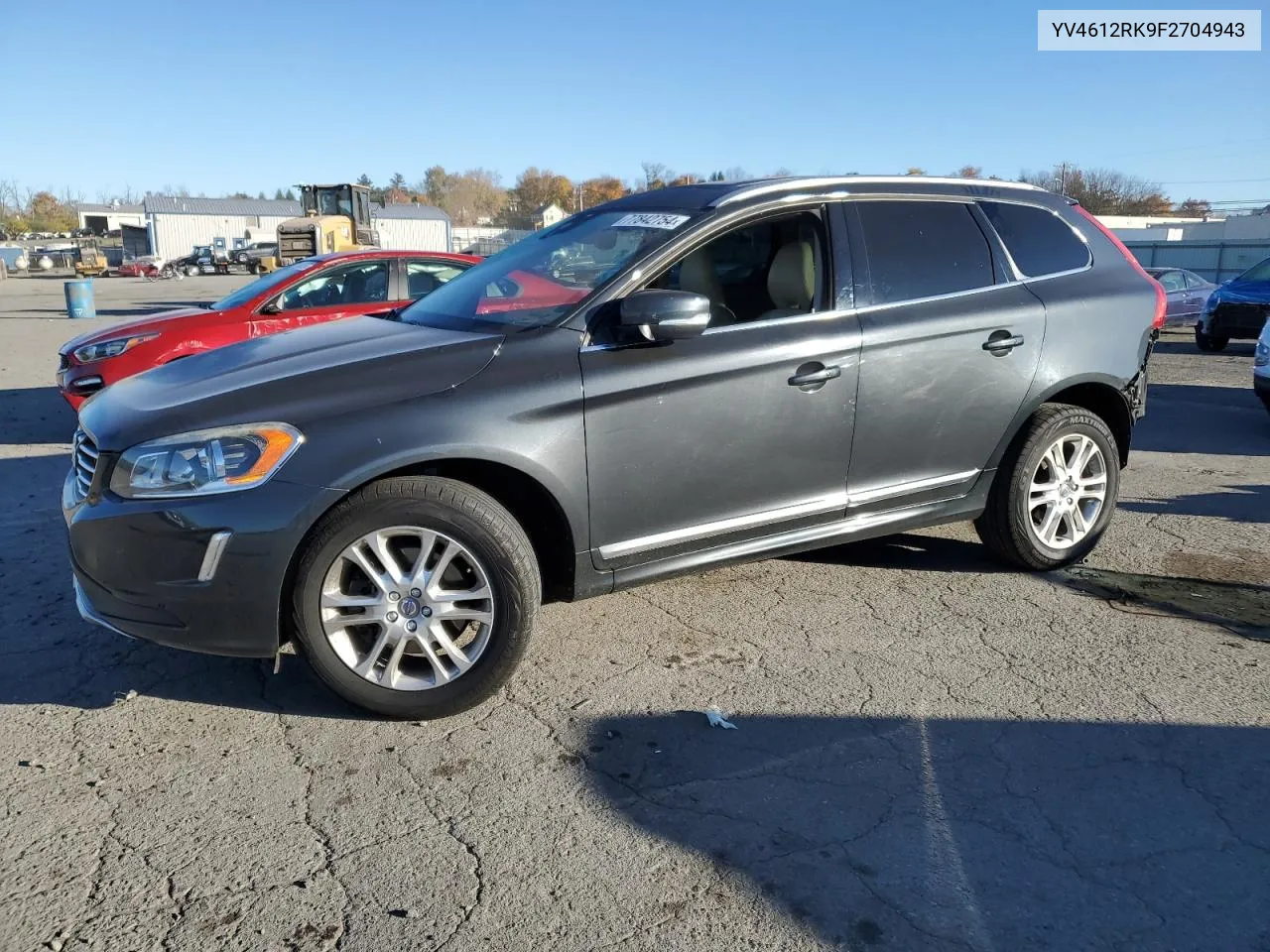 2015 Volvo Xc60 T5 Premier VIN: YV4612RK9F2704943 Lot: 77842754