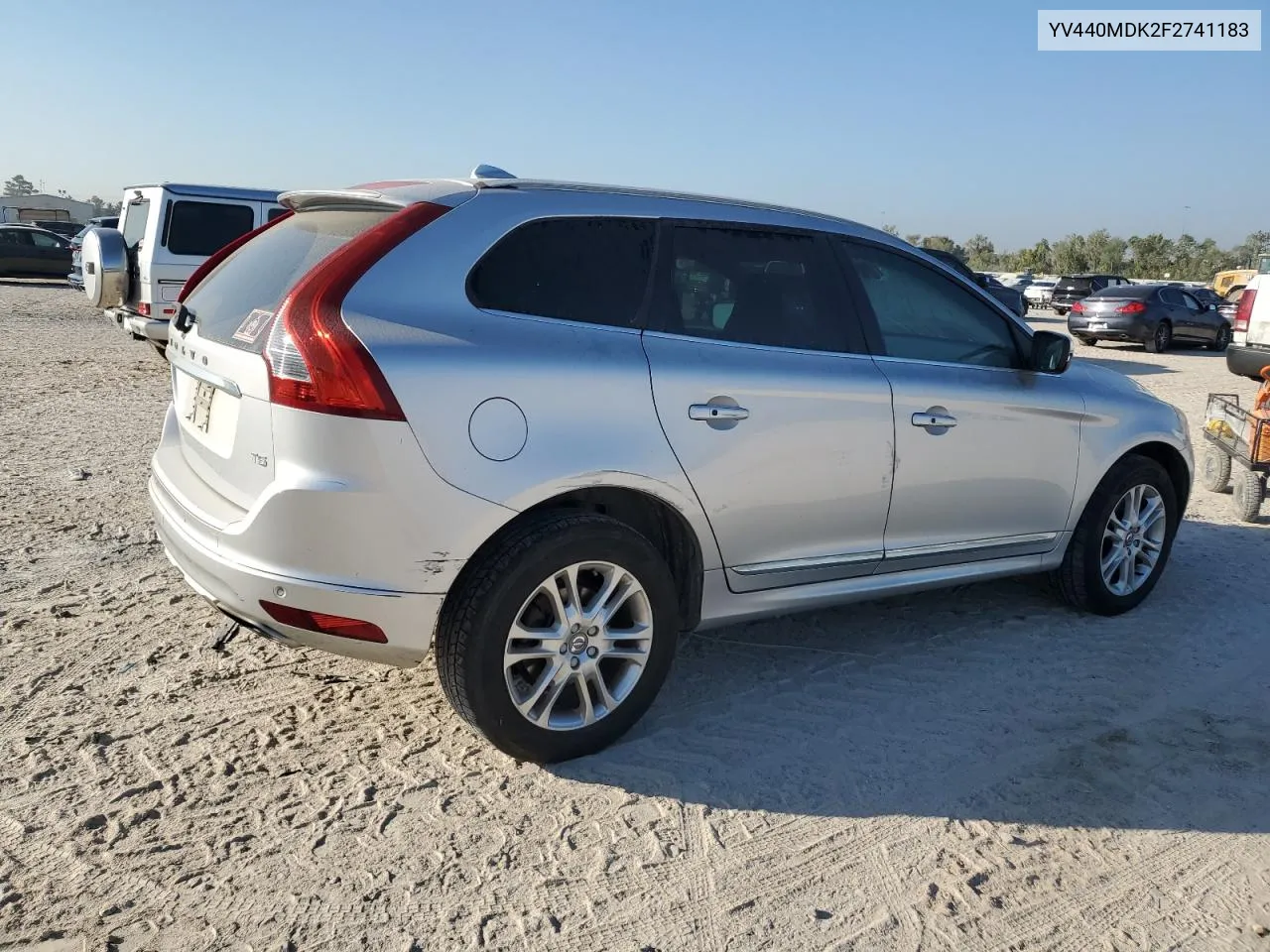 2015 Volvo Xc60 T5 Premier VIN: YV440MDK2F2741183 Lot: 78302764