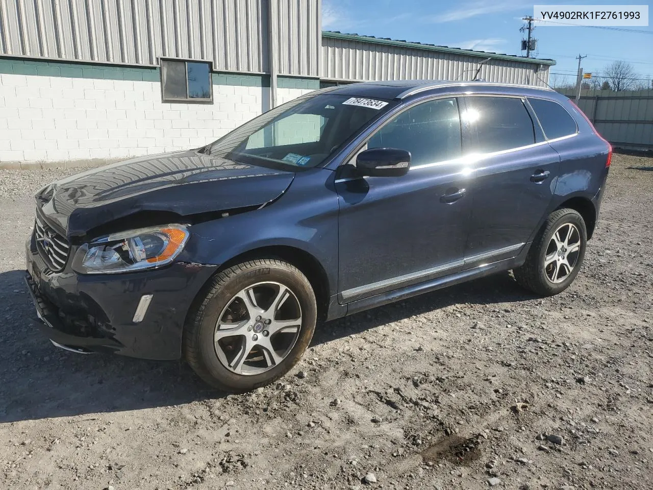 2015 Volvo Xc60 T6 Premier VIN: YV4902RK1F2761993 Lot: 78473634