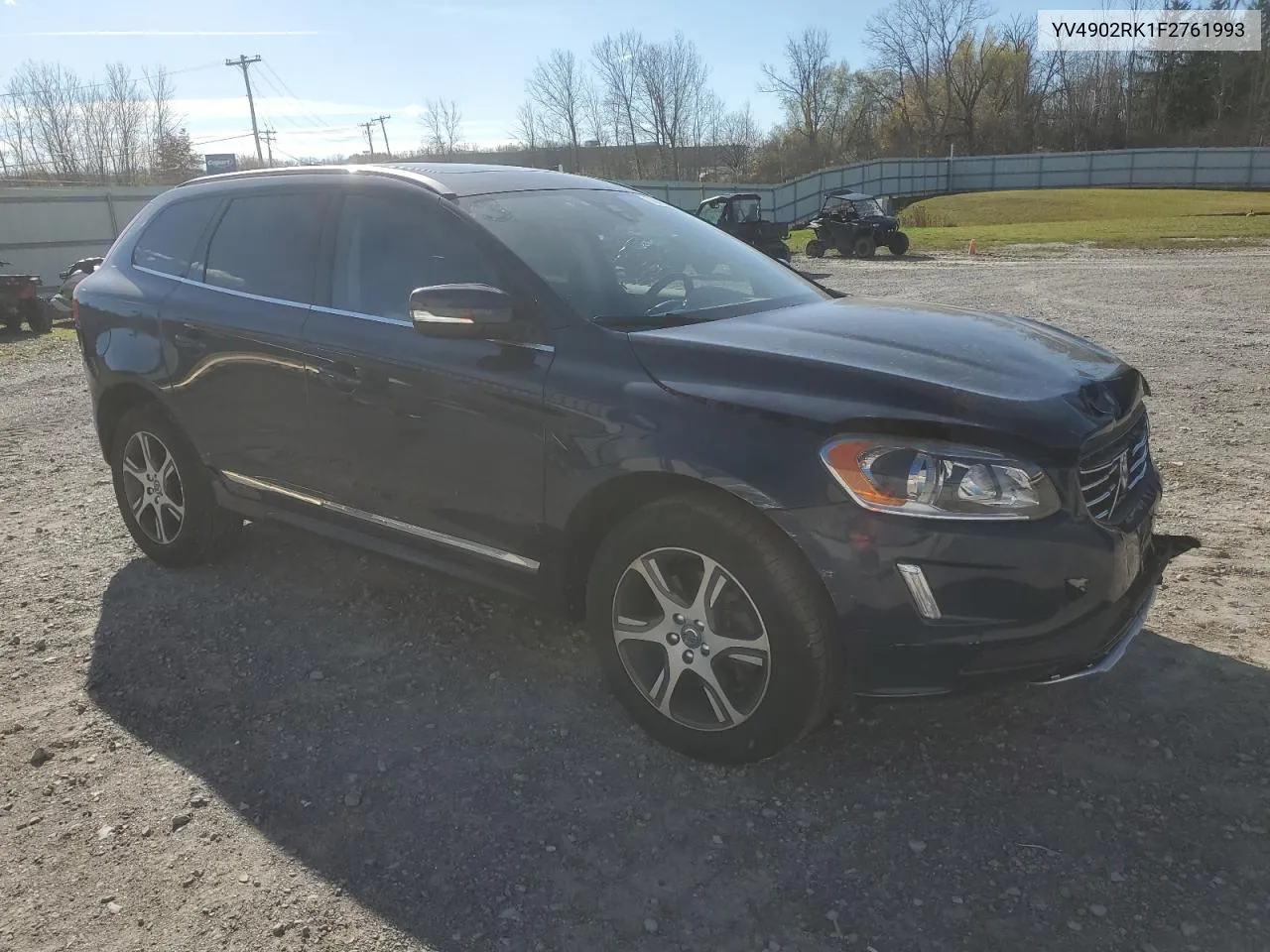 2015 Volvo Xc60 T6 Premier VIN: YV4902RK1F2761993 Lot: 78473634