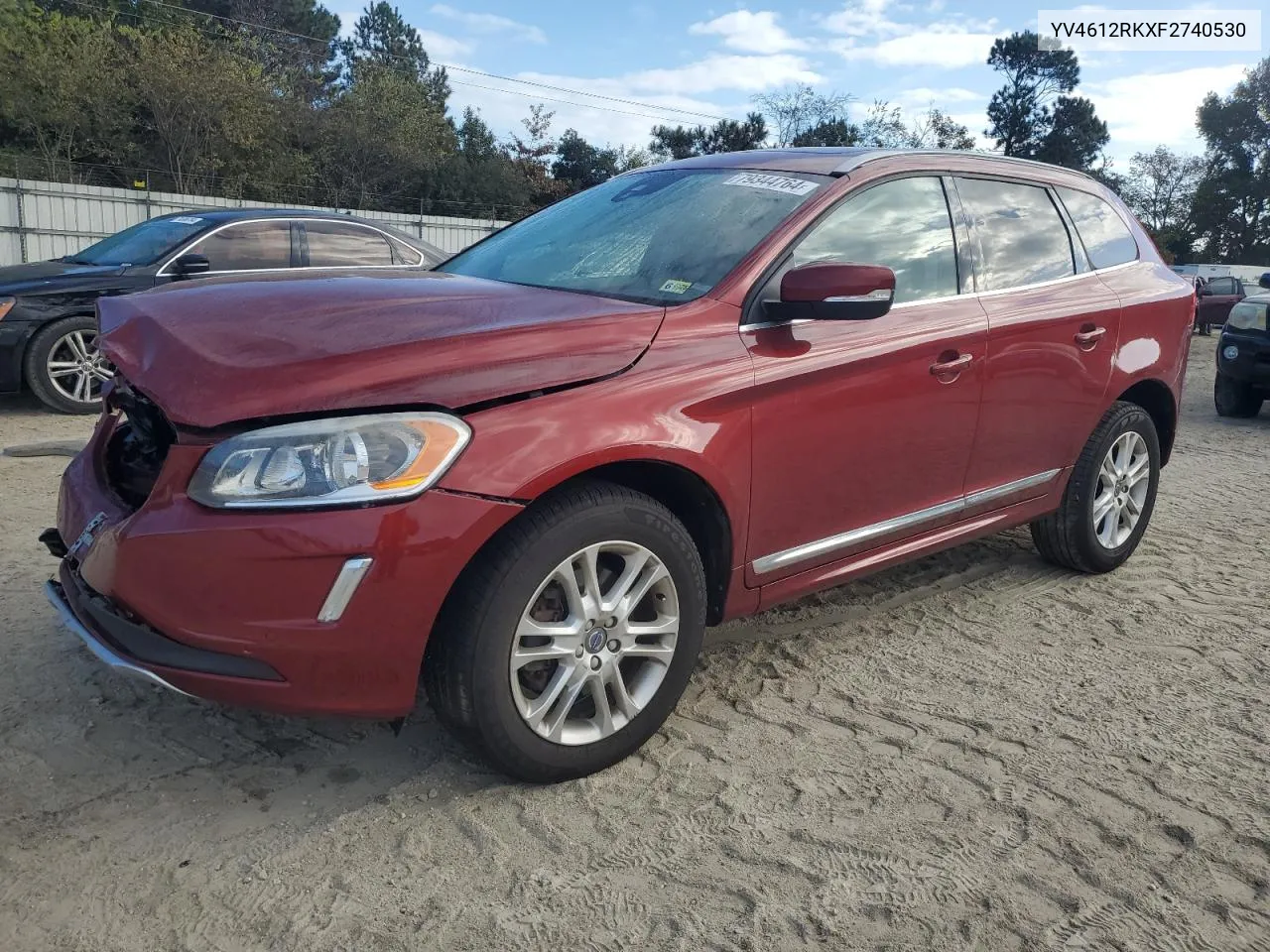 2015 Volvo Xc60 T5 Premier VIN: YV4612RKXF2740530 Lot: 79344764